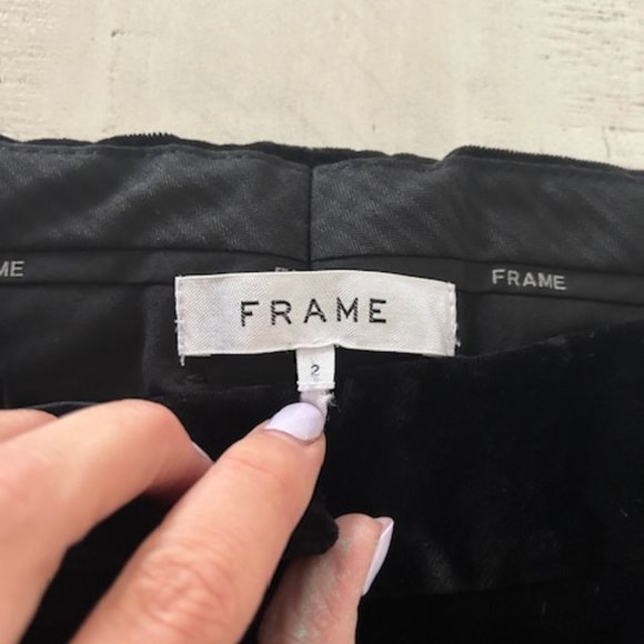 Frame Flare Velour Pant - Picture 2 of 4